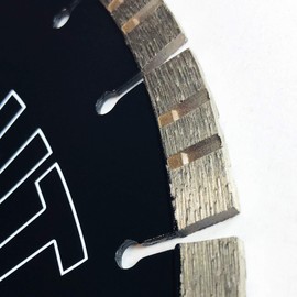 LATUX Blackout Multifunctional High-Speed Diamond Blade for Dry or Wet Cutting, 14"