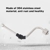 Stainless Steel Steam Wand Coffee Machine Steam Tube for DeLonghi