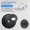 HaeKap Stainless Steels Escutcheon Replacement for Most Chateau One-Handle Tub