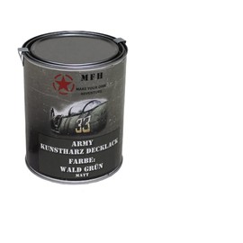 Army Resin Top Coat Forest Green Matt RAL 6031 Bronze Green Bundeswehr #32291