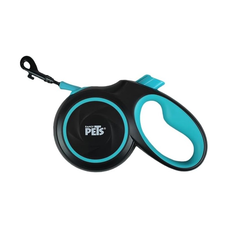 Fancy Pets Correa Retráctil para Perros Spiro Color Negra Tamaño