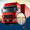 5.9-inch Round Convex Mirror with Tube Mounting Bracket- Convex Blind