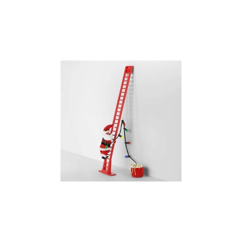 Wondershop Large Climbing Santa Decorative Figurine Red