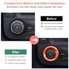Voodonala Air Conditioner Headlight Center Console Switch Knob Trim for