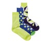JACCOLORFUL DOT SOCKS 3 PACK, Bluestone/Pack:Love Bird - Violet Indigo