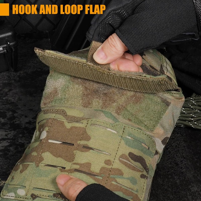 KRYDEX GEAR Tactical Hydration Pouch Molle Hydration Bag for 1L