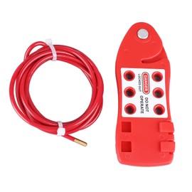 Adjustable Cable Lockout Fish Shaped Stainless Steel Safety Cable Lock Industrial Valve Tagout Security Lockout