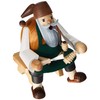 KWO Sapling Carver Smoking Men Incense Holder, 15 cm, Wood,