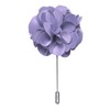RBOCOTT Lavender Tie Necktie and Pocket Square with Lapel Pin