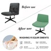 Paquete de 2 fundas de elastano para silla sin brazos,