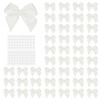 YELARXI Mini Bows Small Satin Ribbon Bows with Sticky Pads,