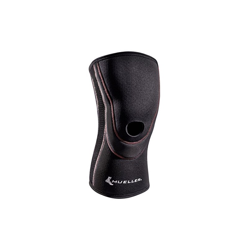 MUELLER Breathable Open Patella Knee Sleeve, X-Large, Black
