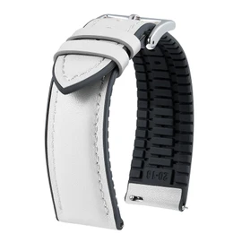 Binlun Leather Watch Band, Inside Layer Rubber is Breathable. 0.5 - 0.9 in (14 - 22 mm), Hybrid Quick Release Watch Strap, Smart Watch Strap, Unisex Use, 6 Colors Available, Faux Leather Rubber, No