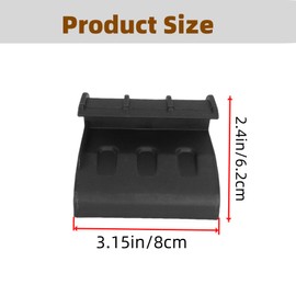 Narcilors Pair of Soft Top Rear Window Clips Retainer Brackets Tailgate Bar Holders 55395760AE 55395761AE Replacement for Jeep Wrangler JK JKU 2 Door 4 Door 2007-2018