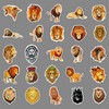 50PCS Lion Stickers,Lion Stickers,Teens Boys and Girls Sticker Pack Vinyl