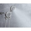 ELLO&ALLO Rain Shower Head with Handheld Spray, Rainfall Shower Head