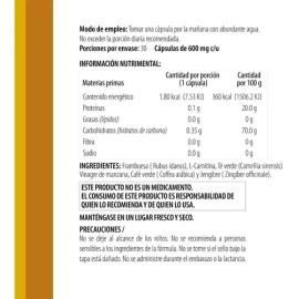 Inner | F-brn Duo Burner Termogénico Natural Para 60 Días