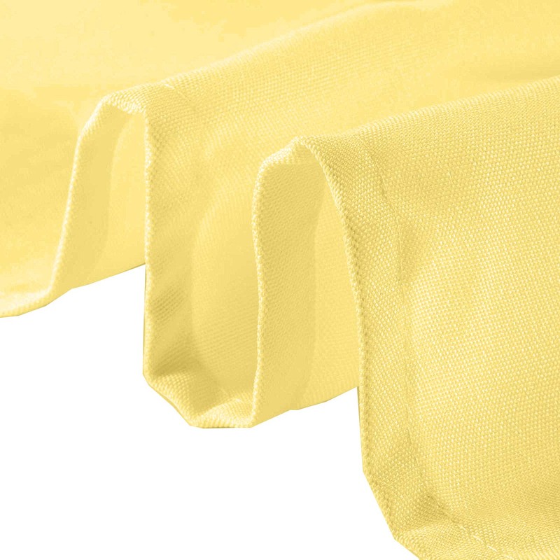 WedDecor 20 Inch Lemon Yellow Cotton Polyester Table Napkin for