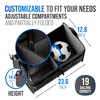 Car Trunk Organizer – Large Collapsible Storage Box with Adjustable