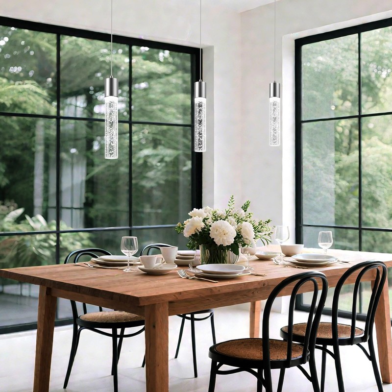 Esfos Pendant Lights Kitchen Island 3 Pack, 6500K Modern Kitchen