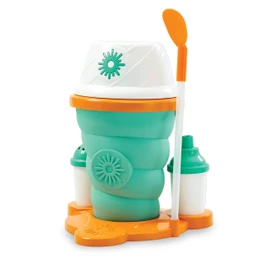 ChillFactor Ice Cream Maker with rapid freeze technology Make homemade ice cream in minutes Freeze Squeeze Enjoy Children's Kitchen toy for boys and girls