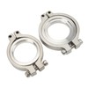 44 mm Wastegate V Band Clamp Set Stainless Steel Inlet