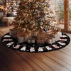 Tian Zhun Christmas Tree Skirt Black Tree Skirt Cat Xmas