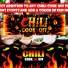 Chili Cook Off Decorations Banner, Chili Pepper Contest Banner for