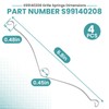 XwaYexa S99140208 Grille Spring Clips, Fan Cover Spring Clips for