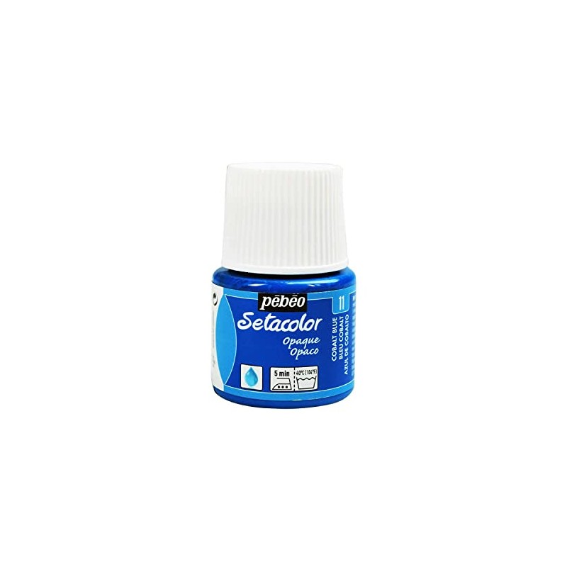 Pebeo Setacolour Fabric Paint Opaque 45 ml 11 Cobalt Blue