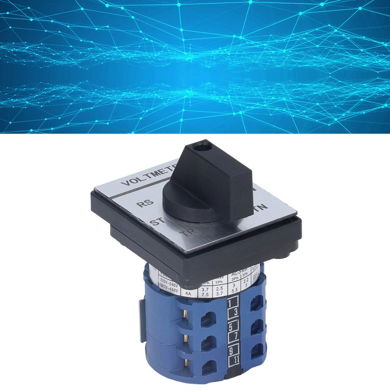 BERM Changeover Switch Rotary Knob Voltage Control 7 Position 3