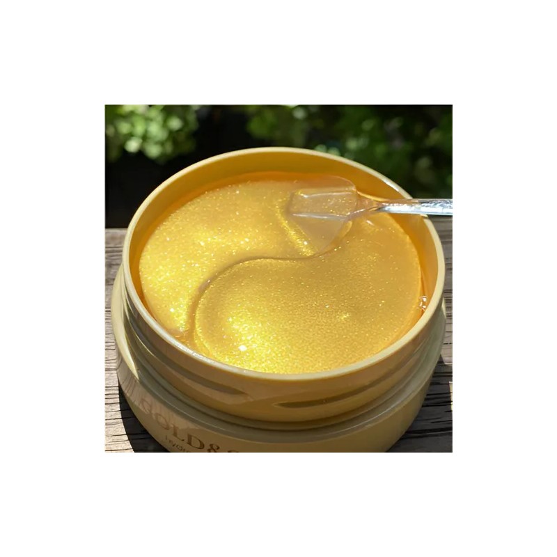 Parches Para Ojos Coreana De Hidrogel Con Oro 24k 90g