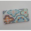 Fabric Checkbook Case, Folk Pattern Fabric check cover, Billfold Wallet