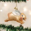 Old World Christmas Flying Pig Glass Blown Ornament