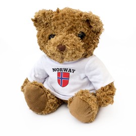 NEW - NORWAY FLAG - Teddy Bear - Cute And Cuddly - Gift Present Birthday Xmas