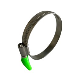 W4 Stainless Steel Thumb Screw/Wing Hose Pipe Clip Jubilee Clamp 80-100mm (12MM BW) x1