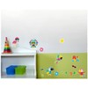 16 Piece Exotic Birds Wall Sticker Set for Children's Bedroom