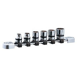 KTC Nepros Socket Set NTB306WA, Insertion Angle: 0.4 inches (9.5 mm), 6 Piece Set, 1 Set