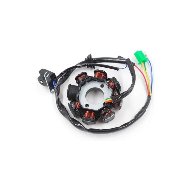 Trkimal Ignition Stator Magneto 5 Wire DC 8-Pin Coil for
