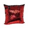 Red/Black 16'' Magic Mermaid Pillow Case Reversible Sequin Glitter Sofa