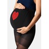Be Mammy BE-1121 Maternity Tights 40 Denier, black