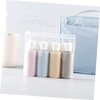 Mikinona Compact 4 Pack Travel Bottles 50ml Squeeze Shampoo Dispenser