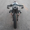 Gokelomg 7 Motorcycle Retro LED Headlight Base in Black