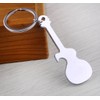 Sportigo ® Guitar Keyring with Bottle Opener in Silver /