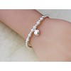 Silver Colour Round Beads With Star Dust Beads Heart Charms