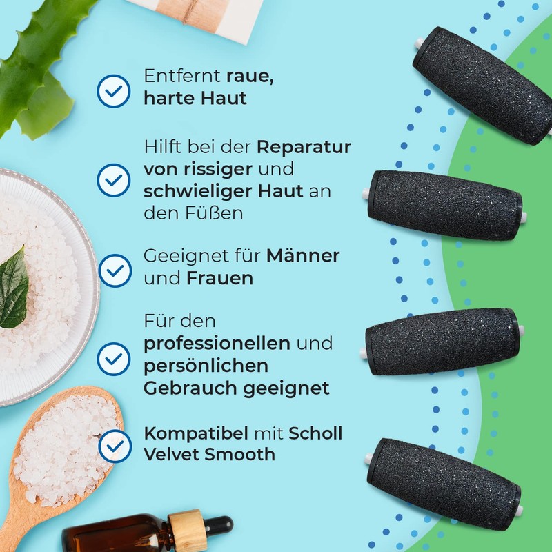 My Rollers Mineral Ersatzrollen - kompatibel mit allen gängigen elektrischen