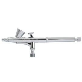 Anest Iwata Sparmax Double-Action Airbrush DH-102 (0.25 mm, Silver, Plastic Metal Handle, Nylon Head, Round, Dense)