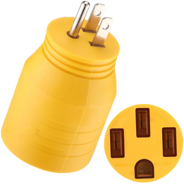 Kanayu 50 Amp to 15 Amp 110 Volt RV Adapter