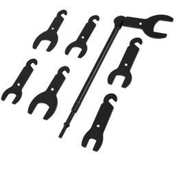 43300 Pneumatic Fan Clutch Wrench Set Removal Tool Kit Gear Assisted Positioning Tool for Ford GM Chrysler by Lucky Seven
