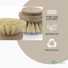 Novaliv 4 x Replacement Brushes, Natural Fibre, Large, Interchangeable Head,